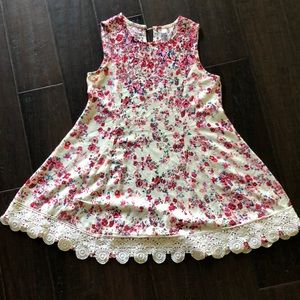 Girls fit and flare dress